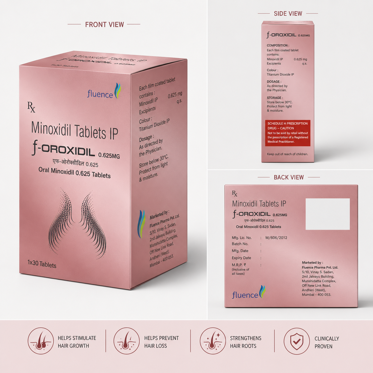 F-OROXIDIL 0.625MG (1X30)