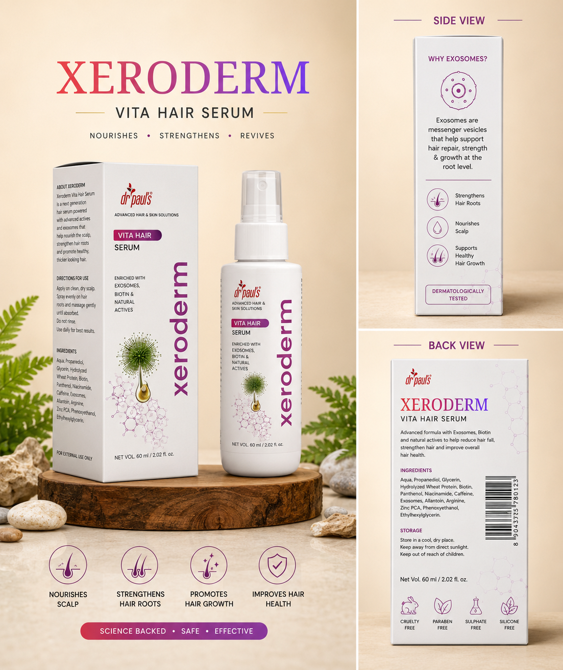 Xeroderm Vitahair Serum