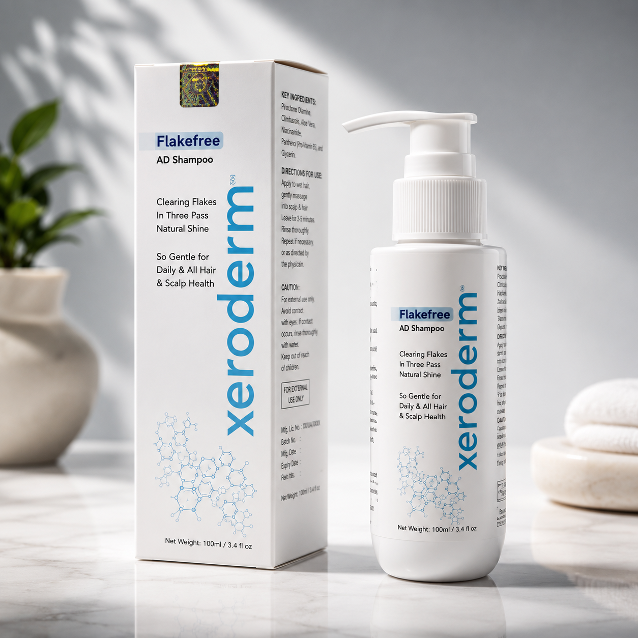 Xeroderm Flakefree AD Shampoo